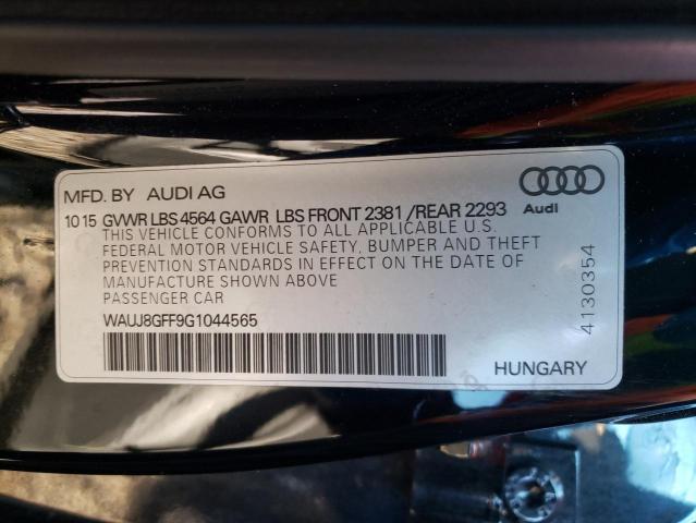 Photo 9 VIN: WAUJ8GFF9G1044565 - AUDI A3 PREMIUM 