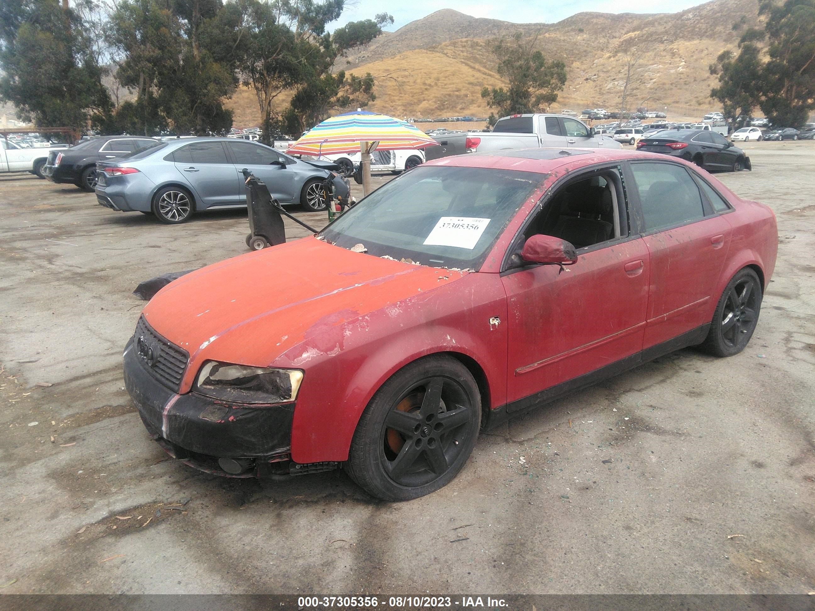 Photo 1 VIN: WAUJC68E33A163610 - AUDI A4 