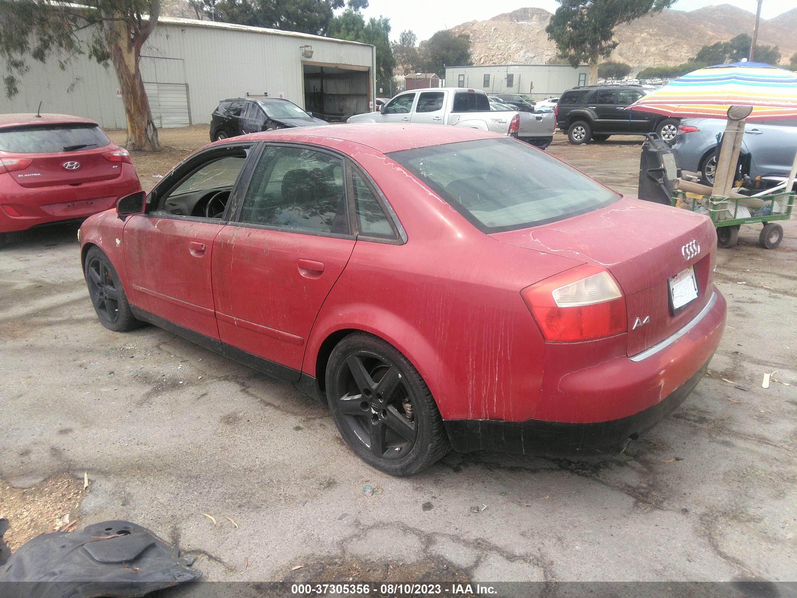 Photo 2 VIN: WAUJC68E33A163610 - AUDI A4 