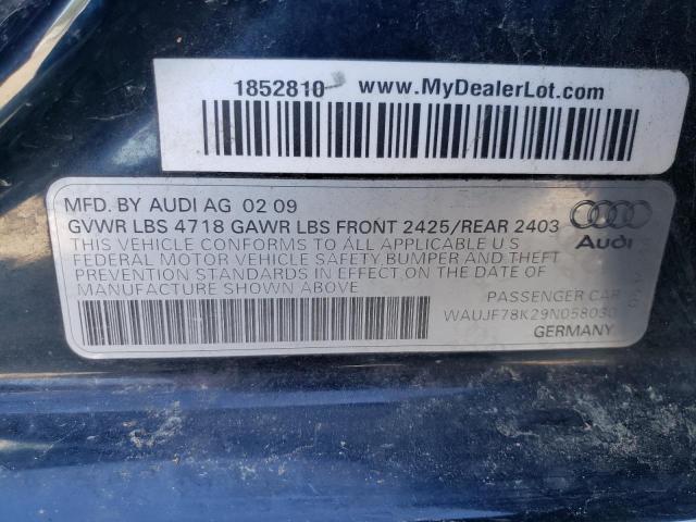 Photo 11 VIN: WAUJF78K29N058030 - AUDI A4 