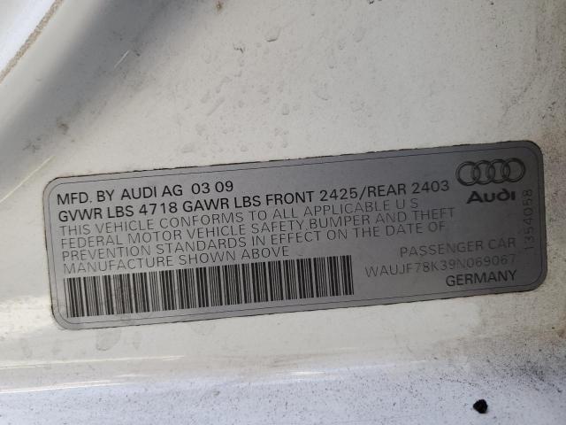 Photo 11 VIN: WAUJF78K39N069067 - AUDI A4 PREMIUM 