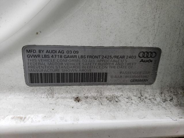 Photo 11 VIN: WAUJF78K49N065982 - AUDI A4 