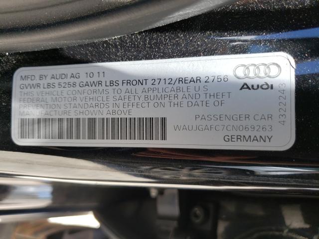 Photo 9 VIN: WAUJGAFC7CN069263 - AUDI A6 