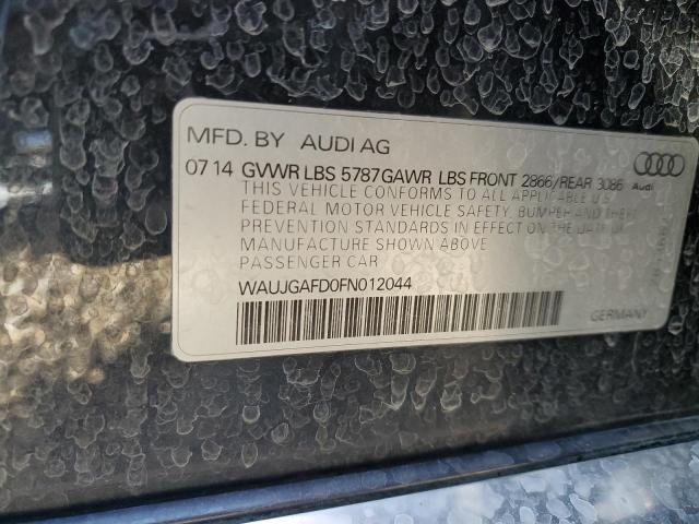 Photo 11 VIN: WAUJGAFD0FN012044 - AUDI A8 