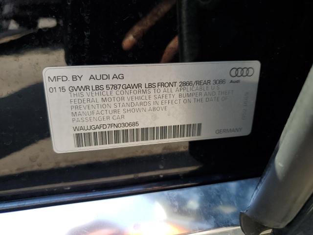 Photo 11 VIN: WAUJGAFD7FN030685 - AUDI A8 QUATTRO 