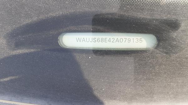 Photo 1 VIN: WAUJS68E42A079135 - AUDI A4 