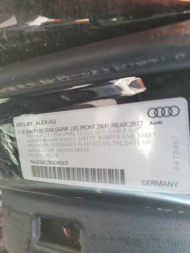 Photo 9 VIN: WAUK2AF23KN048905 - AUDI A6 