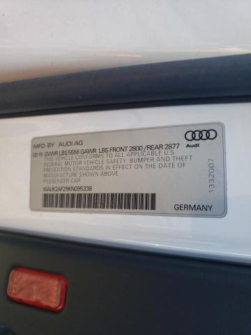 Photo 9 VIN: WAUK2AF29KN095338 - AUDI A6 QUATTRO 