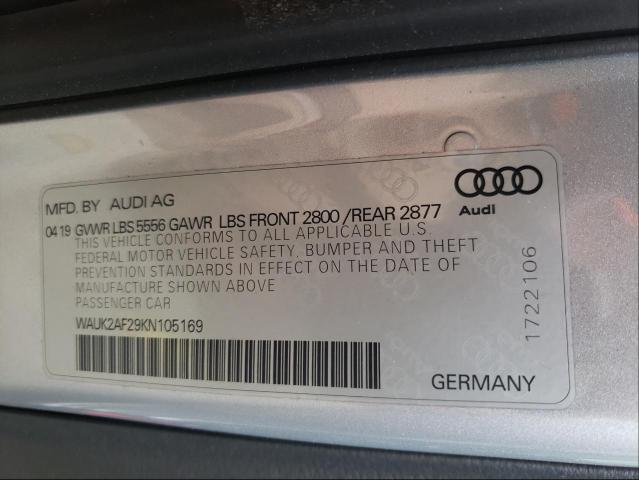 Photo 9 VIN: WAUK2AF29KN105169 - AUDI A6 