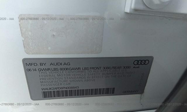 Photo 8 VIN: WAUK2AFD6FN008843 - AUDI S8 