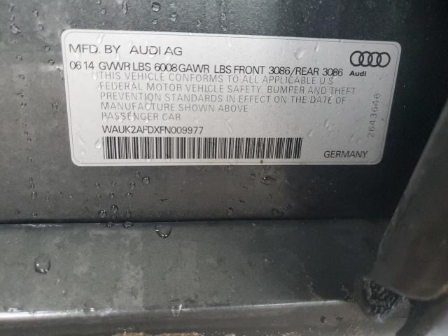 Photo 12 VIN: WAUK2AFDXFN009977 - AUDI S8 