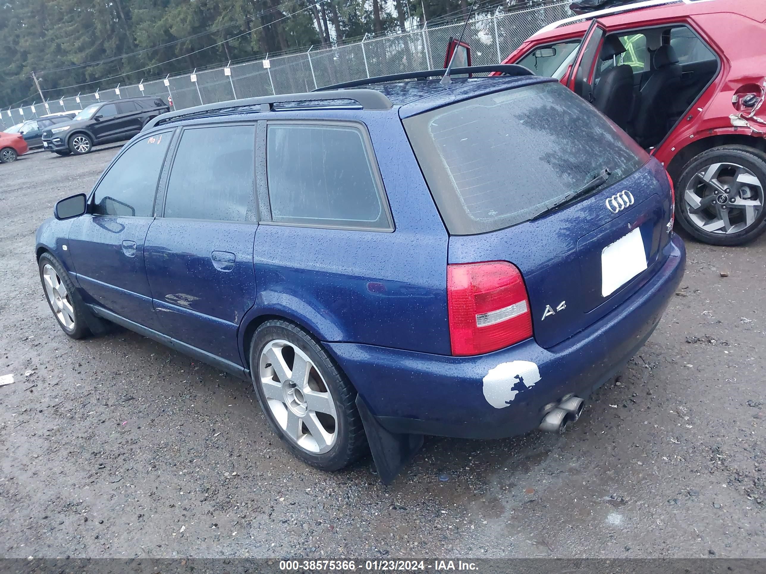 Photo 2 VIN: WAUKC68D91A006852 - AUDI A4 