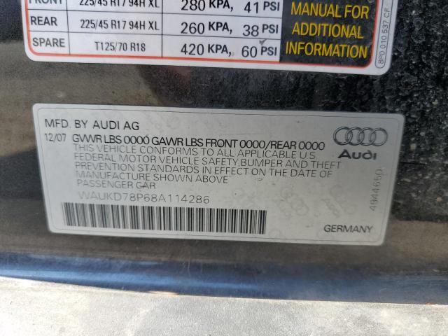 Photo 11 VIN: WAUKD78P68A114286 - AUDI A3 