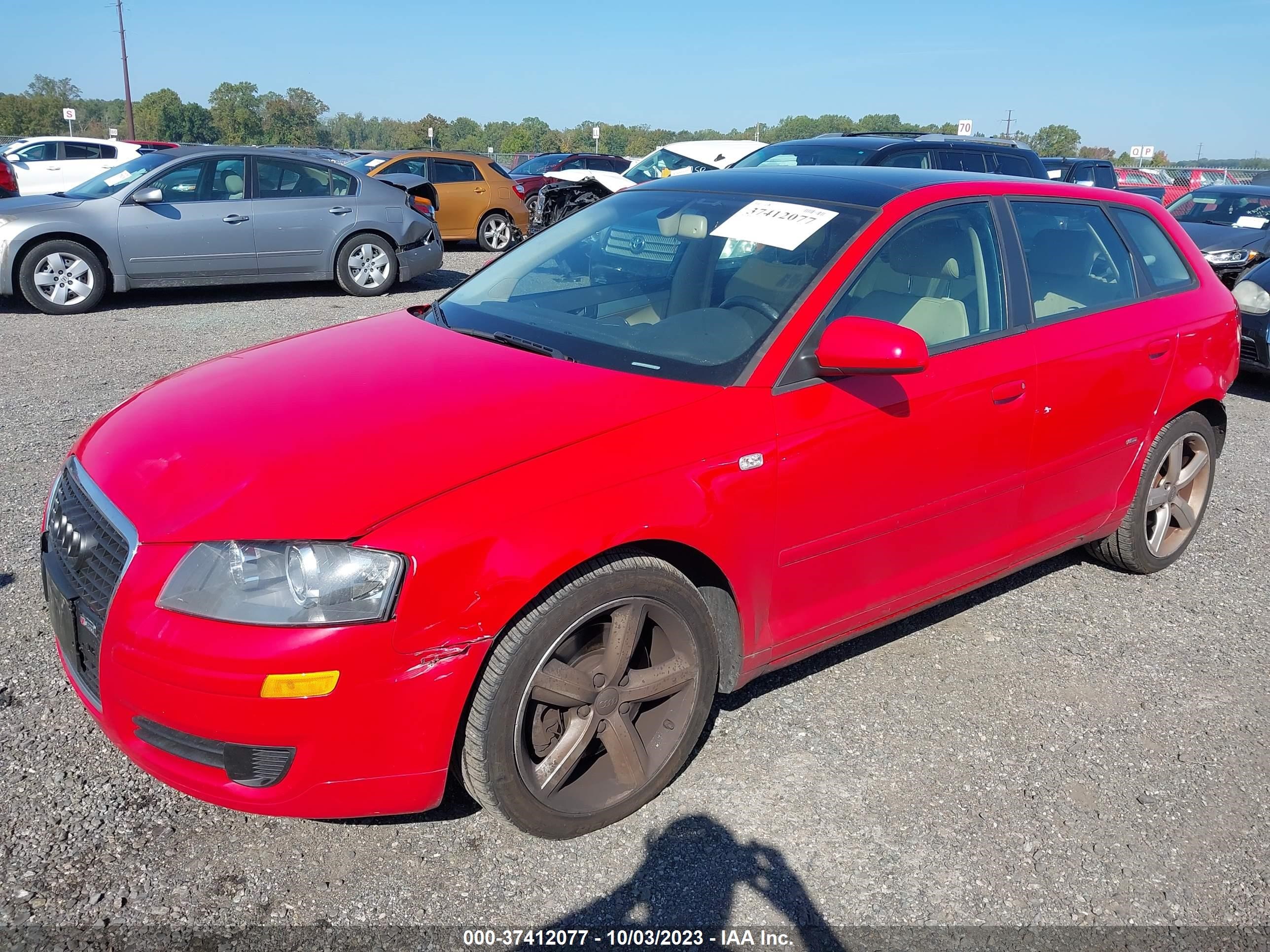 Photo 1 VIN: WAUKD78PX8A040516 - AUDI A3 