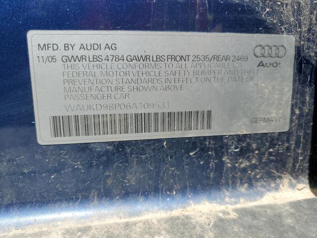 Photo 12 VIN: WAUKD98P06A109531 - AUDI A3 