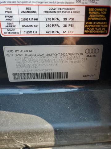 Photo 11 VIN: WAUKEAFM8DA028331 - AUDI A3 PREMIUM 