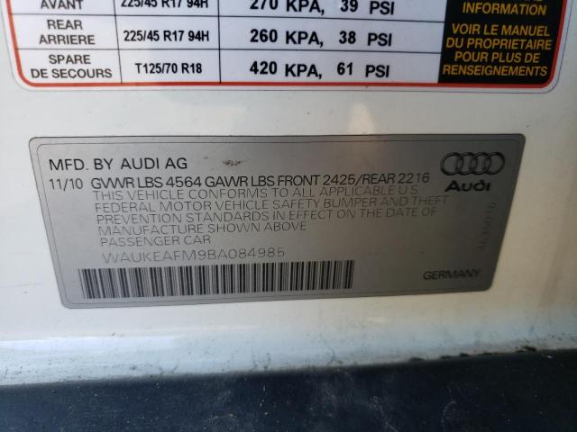 Photo 11 VIN: WAUKEAFM9BA084985 - AUDI A3 