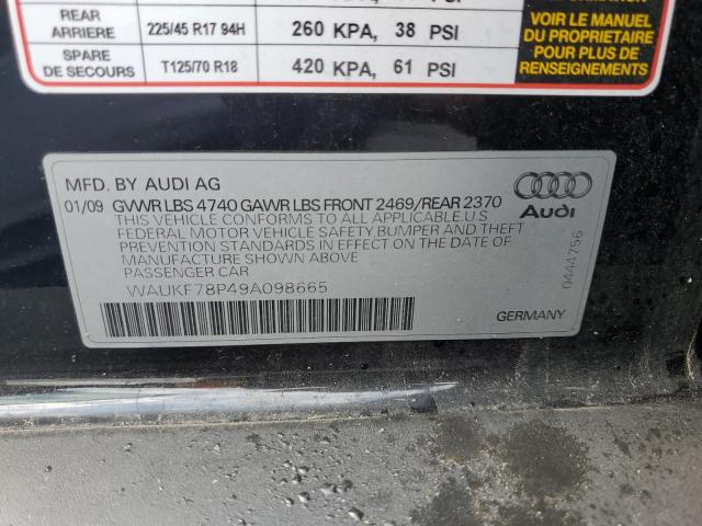 Photo 11 VIN: WAUKF78P49A098665 - AUDI A3 