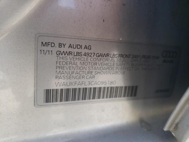 Photo 9 VIN: WAUKFAFL3CA095180 - AUDI A4 PRESTIG 