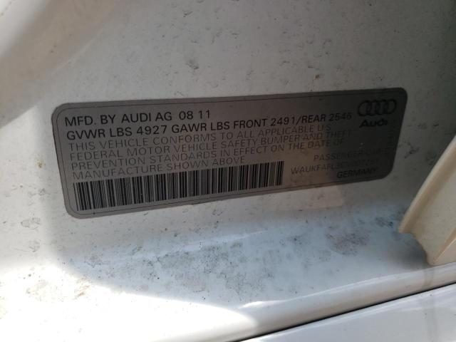 Photo 9 VIN: WAUKFAFL3CN007253 - AUDI A4 PRESTIG 