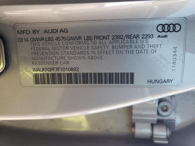 Photo 9 VIN: WAUKFGFF7F1010892 - AUDI A3 PRESTIG 