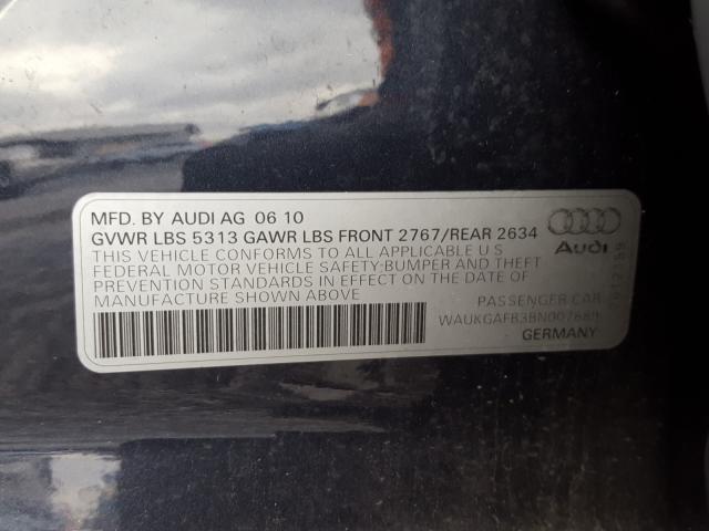 Photo 9 VIN: WAUKGAFB3BN007689 - AUDI A6 PRESTIG 