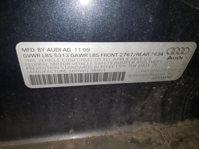 Photo 9 VIN: WAUKGAFB4AN037301 - AUDI A6 PRESTIG 