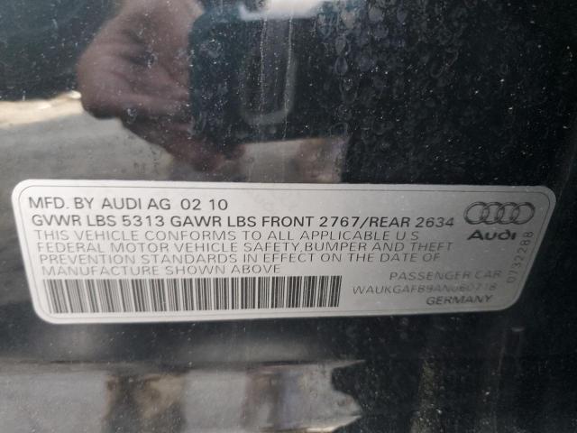 Photo 11 VIN: WAUKGAFB9AN060718 - AUDI A6 PRESTIG 