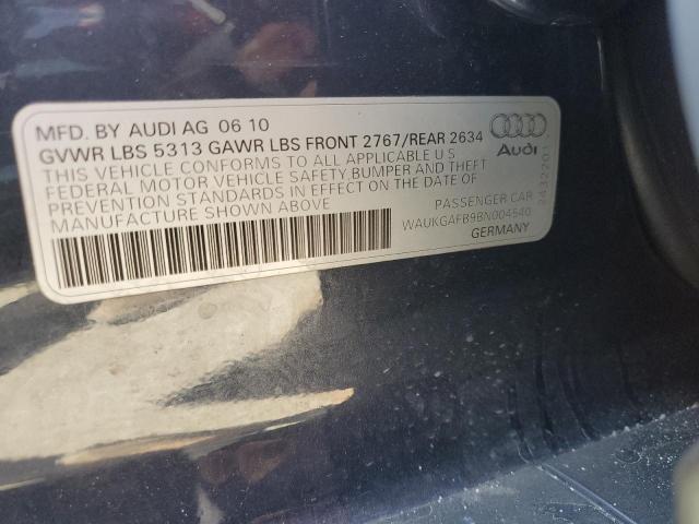 Photo 9 VIN: WAUKGAFB9BN004540 - AUDI A6 PRESTIG 