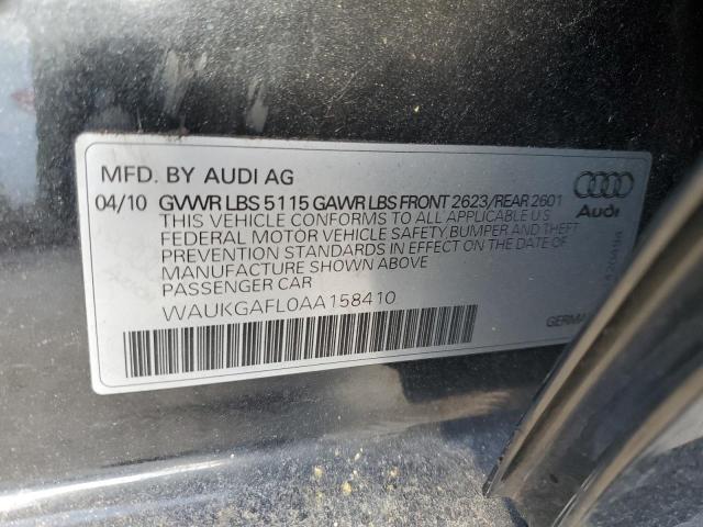 Photo 11 VIN: WAUKGAFL0AA158410 - AUDI S4 PRESTIG 