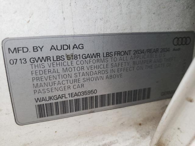 Photo 9 VIN: WAUKGAFL1EA035950 - AUDI S4 PRESTIG 