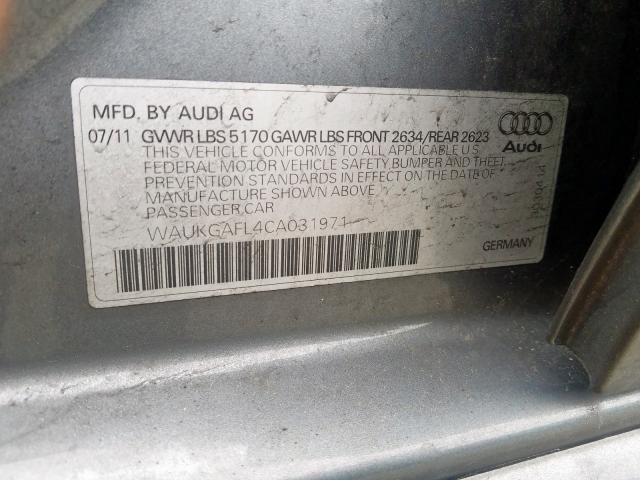 Photo 9 VIN: WAUKGAFL4CA031971 - AUDI S4 PRESTIG 