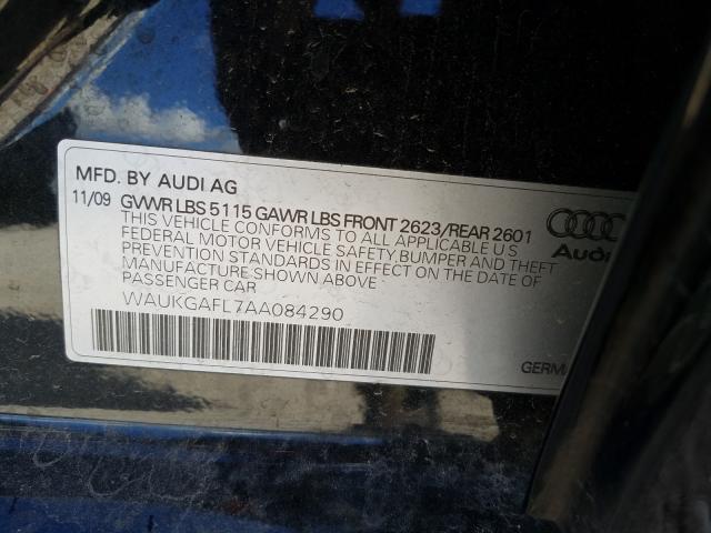 Photo 9 VIN: WAUKGAFL7AA084290 - AUDI S4 PRESTIG 