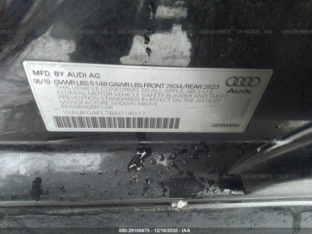 Photo 8 VIN: WAUKGAFL7BA014077 - AUDI S4 