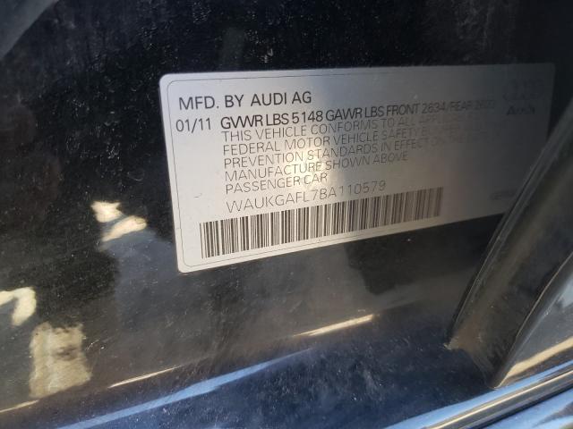 Photo 9 VIN: WAUKGAFL7BA110579 - AUDI S4 PRESTIG 