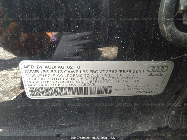 Photo 8 VIN: WAUKGBFB8AN060750 - AUDI A6 