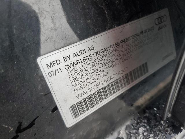 Photo 11 VIN: WAUKGBFL5CA018247 - AUDI S4 PRESTIG 