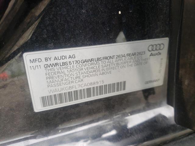 Photo 9 VIN: WAUKGBFL7CA088915 - AUDI S4 PRESTIG 