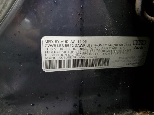 Photo 11 VIN: WAUKH74F36N108730 - AUDI A6 