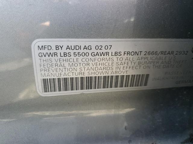 Photo 12 VIN: WAUKH74F57N118855 - AUDI A6 