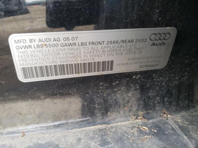 Photo 9 VIN: WAUKH74F58N002072 - AUDI A6 AVANT Q 