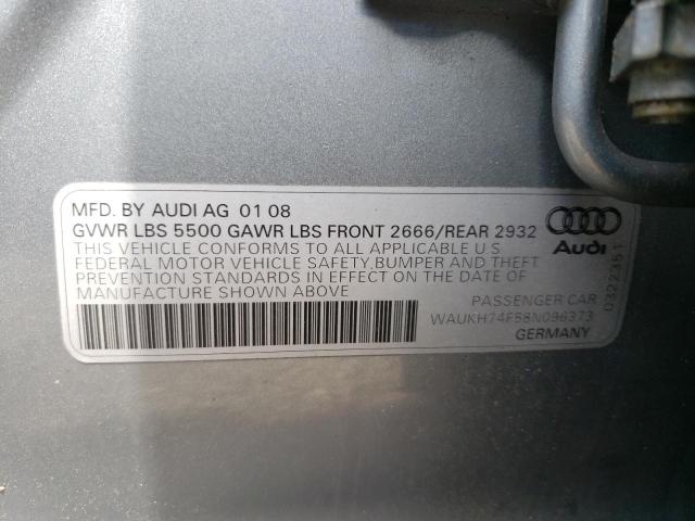 Photo 11 VIN: WAUKH74F58N096373 - AUDI A6 AVANT Q 