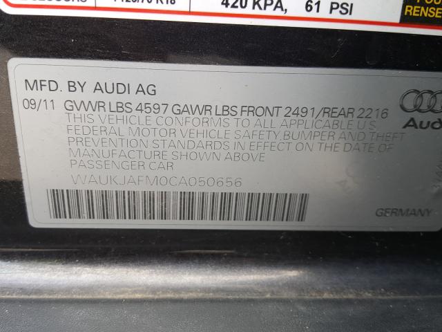 Photo 9 VIN: WAUKJAFM0CA050656 - AUDI A3 