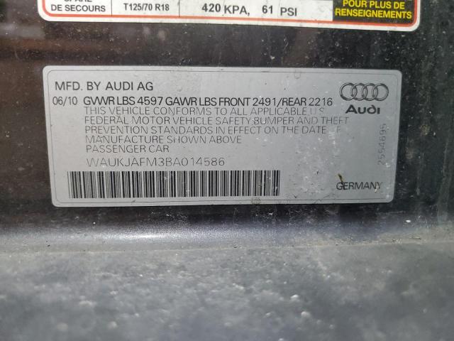 Photo 11 VIN: WAUKJAFM3BA014586 - AUDI A3 