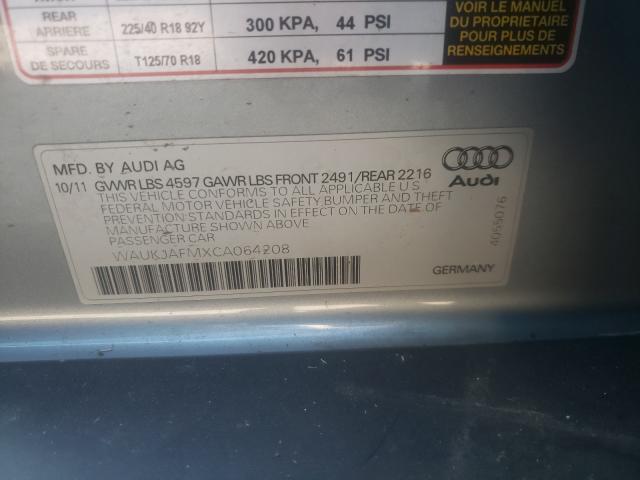 Photo 9 VIN: WAUKJAFMXCA064208 - AUDI A3 PREMIUM 