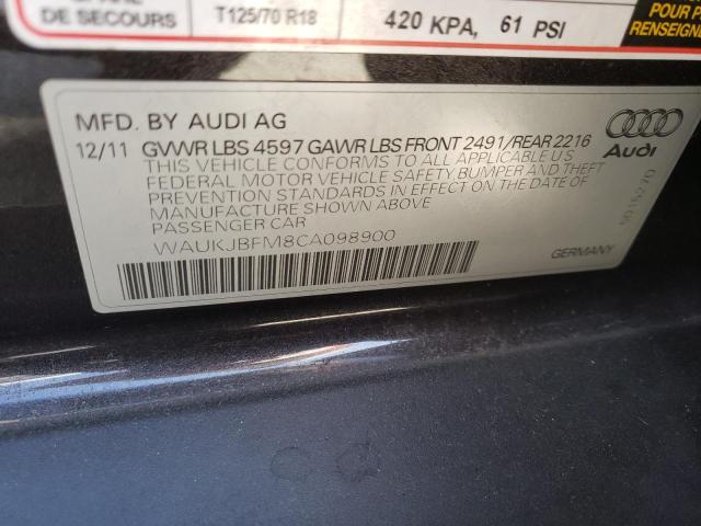 Photo 9 VIN: WAUKJBFM8CA098900 - AUDI A3 PREMIUM 