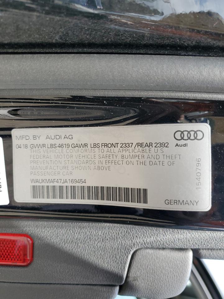 Photo 12 VIN: WAUKMAF47JA169454 - AUDI A4 