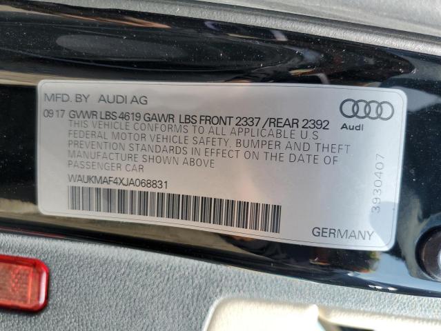 Photo 9 VIN: WAUKMAF4XJA068831 - AUDI A4 PREMIUM 