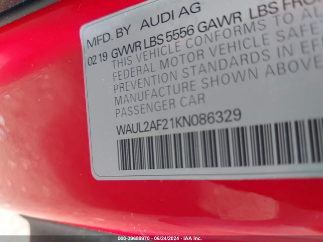 Photo 8 VIN: WAUL2AF21KN086329 - AUDI A6 