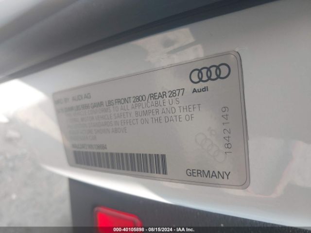 Photo 8 VIN: WAUL2AF21KN108684 - AUDI A6 